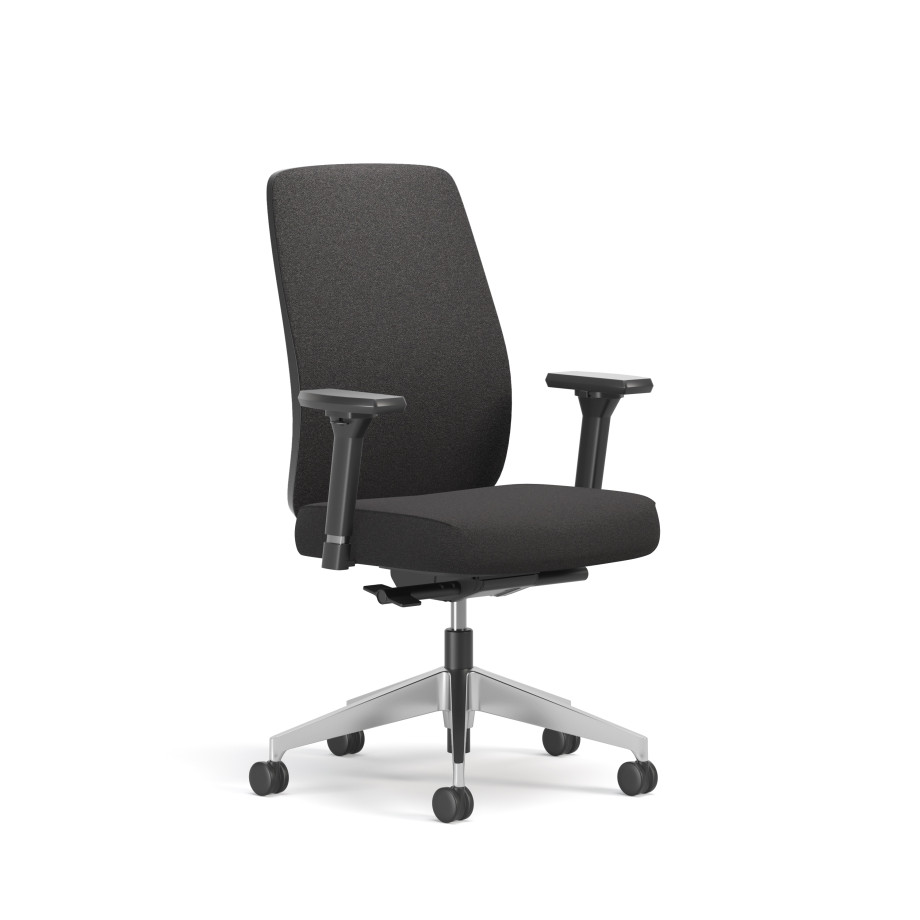 Preview of Bolton, High-Back, Task Chair, Upholstered, 3/4 View