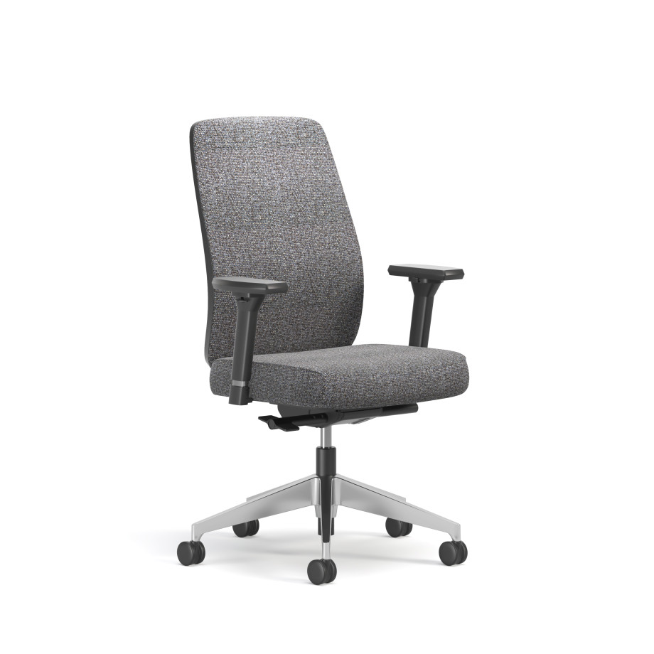 Preview of Bolton, High-Back, Task Chair, Upholstered, 3/4 View