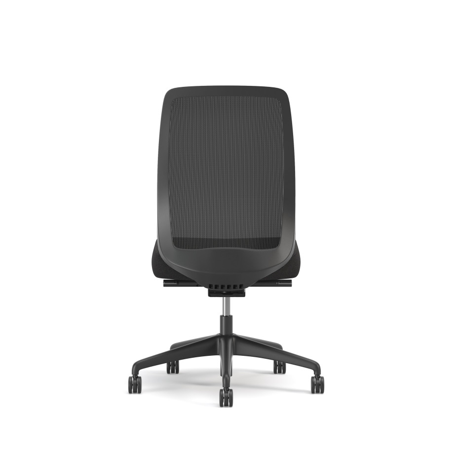 Preview of Bolton, High-Back, Task Chair, Mesh, No Arms, Back View