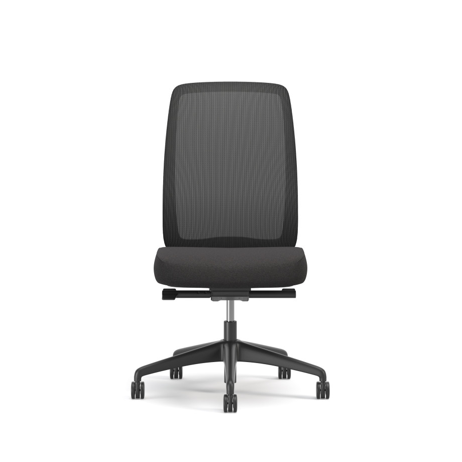 Preview of Bolton, High-Back, Task Chair, Mesh, No Arms, Front View