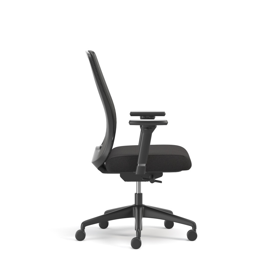 Preview of Bolton, High-Back, Task Chair, Mesh, Side View