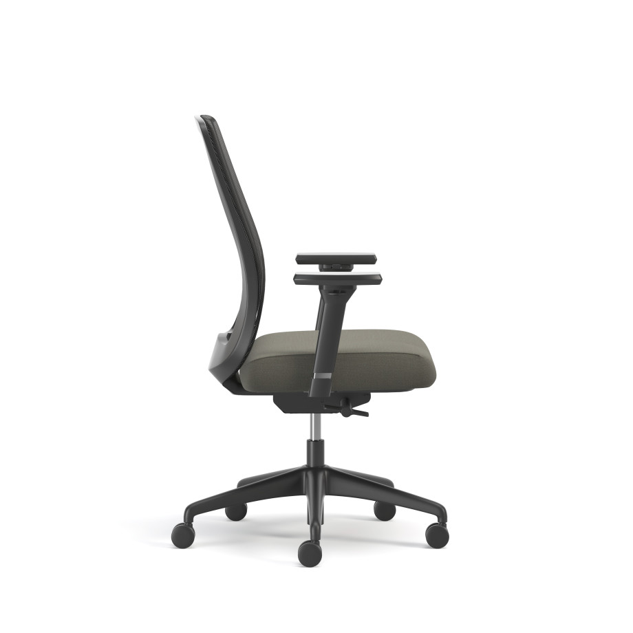Preview of Bolton, Task Chair, High-Back, Mesh, Side View