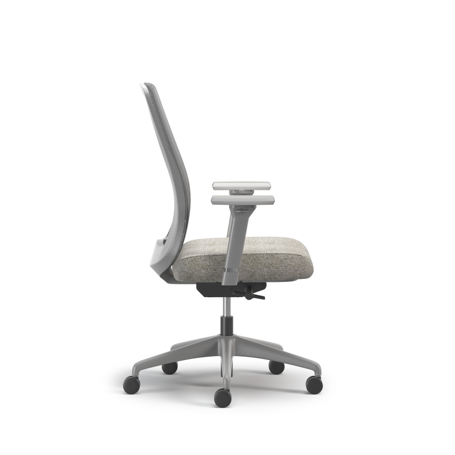 Preview of Bolton, Task Chair, High-Back, Mesh, Lumbar, Side View