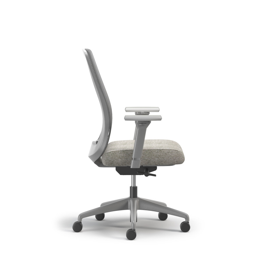 Preview of Bolton, Task Chair, High-Back, Mesh, Side View