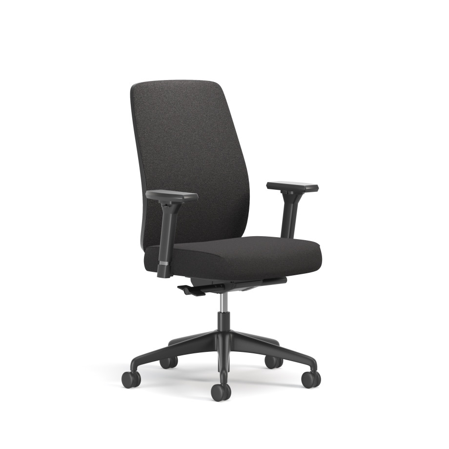 Preview of Bolton, High-Back, Task Chair, Upholstered, 3/4 View