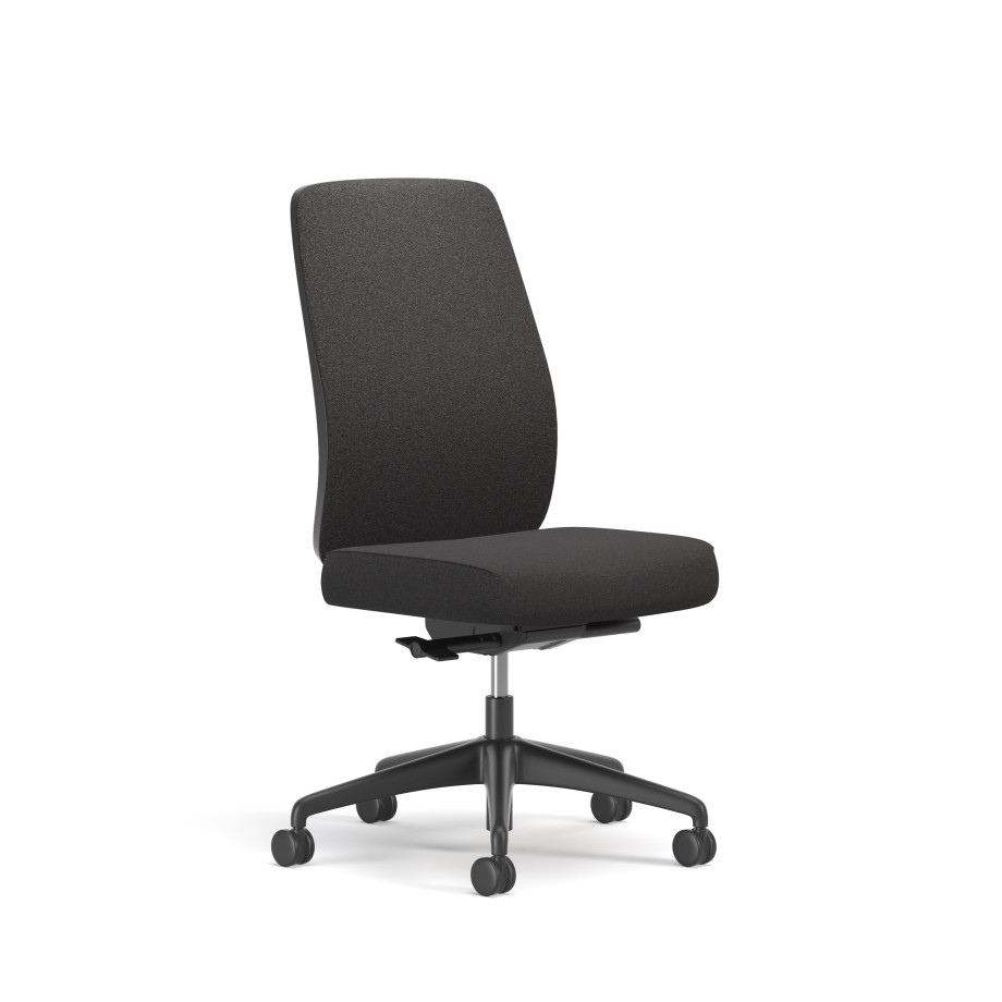Preview of Bolton, High-Back, Task Chair, Upholstered, No Arms, 3/4 View