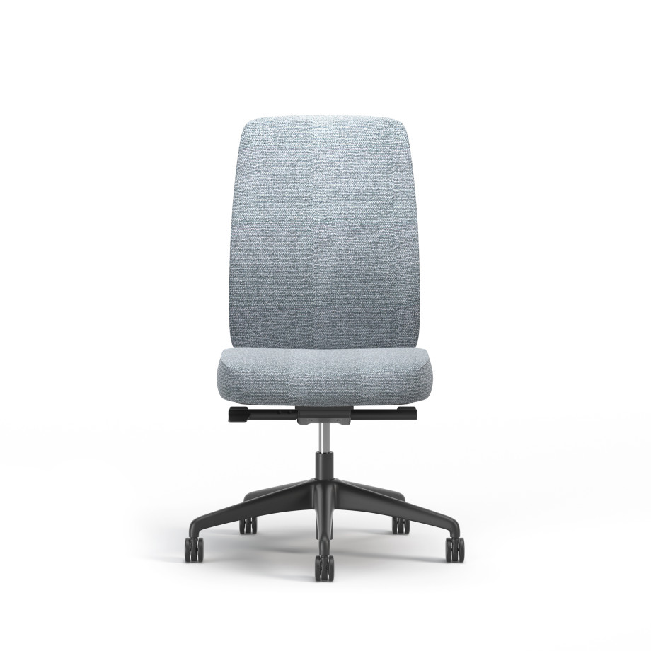 Preview of Bolton, Task Chair, High Back, Upholstered, No Arms, Front View