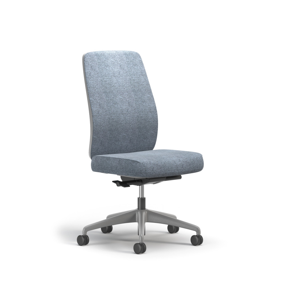 Preview of Bolton, Task Chair, High-Back, Upholstered, No Arms, 3/4 View