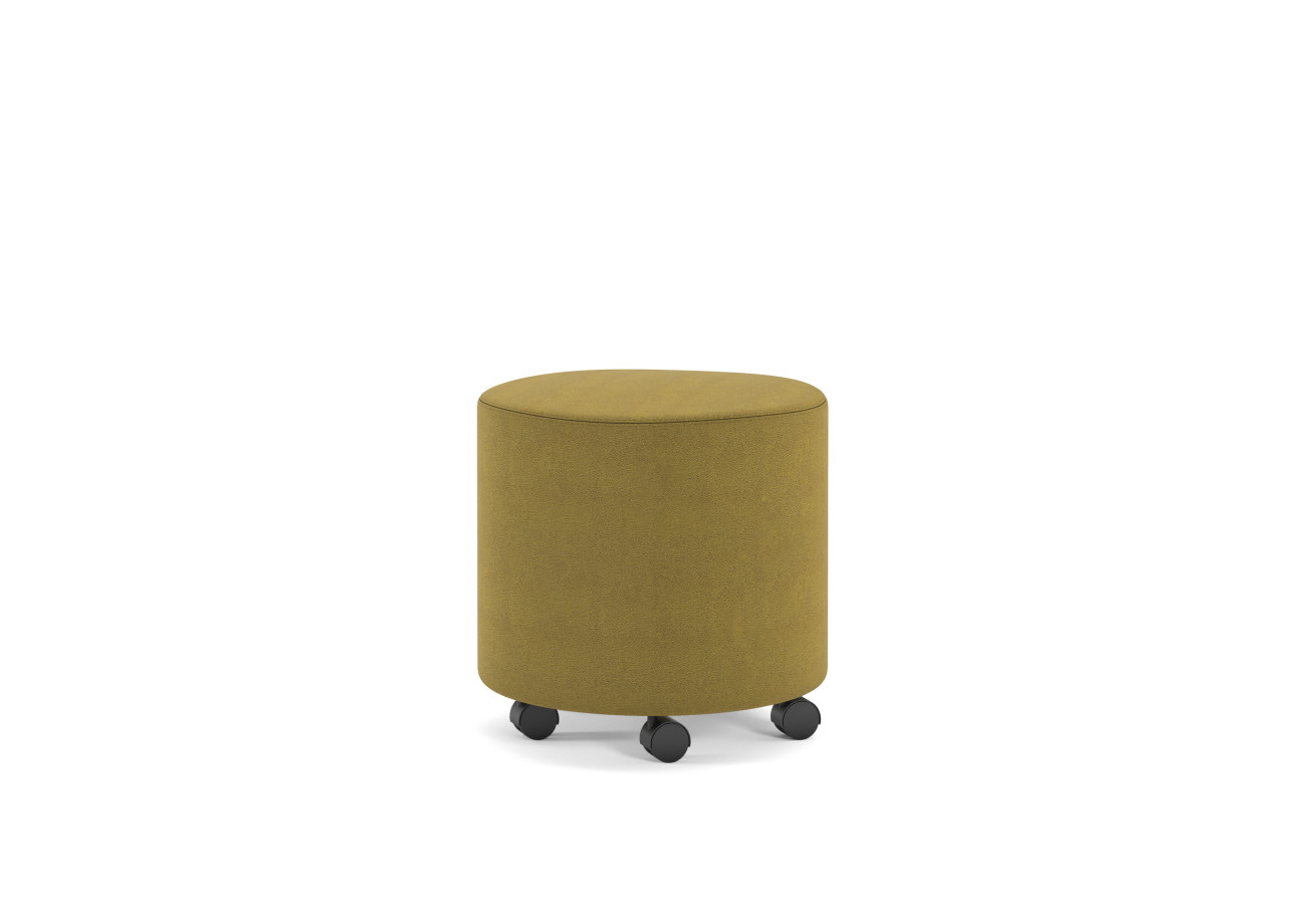 Preview of Hakr 18” Mobile Round Ottoman