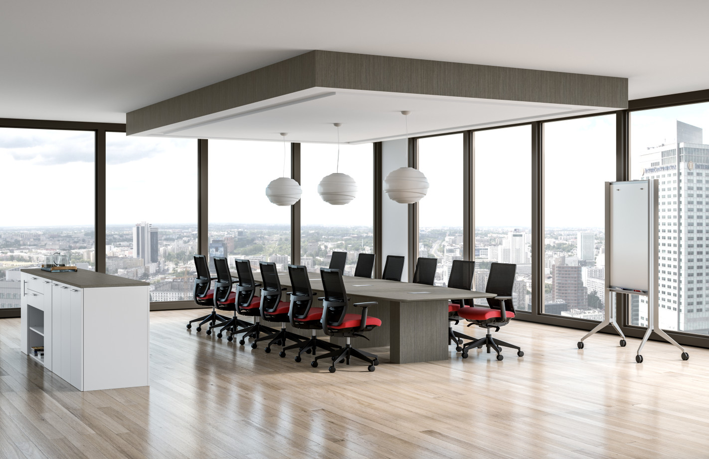 Preview of Calibrate Conference Table with Devens Seating 