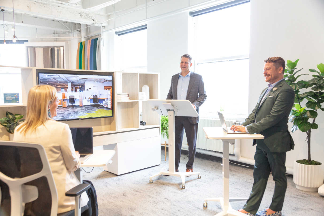 Preview of  Sit-to-Stand Mobile Desk NeoCon 2023