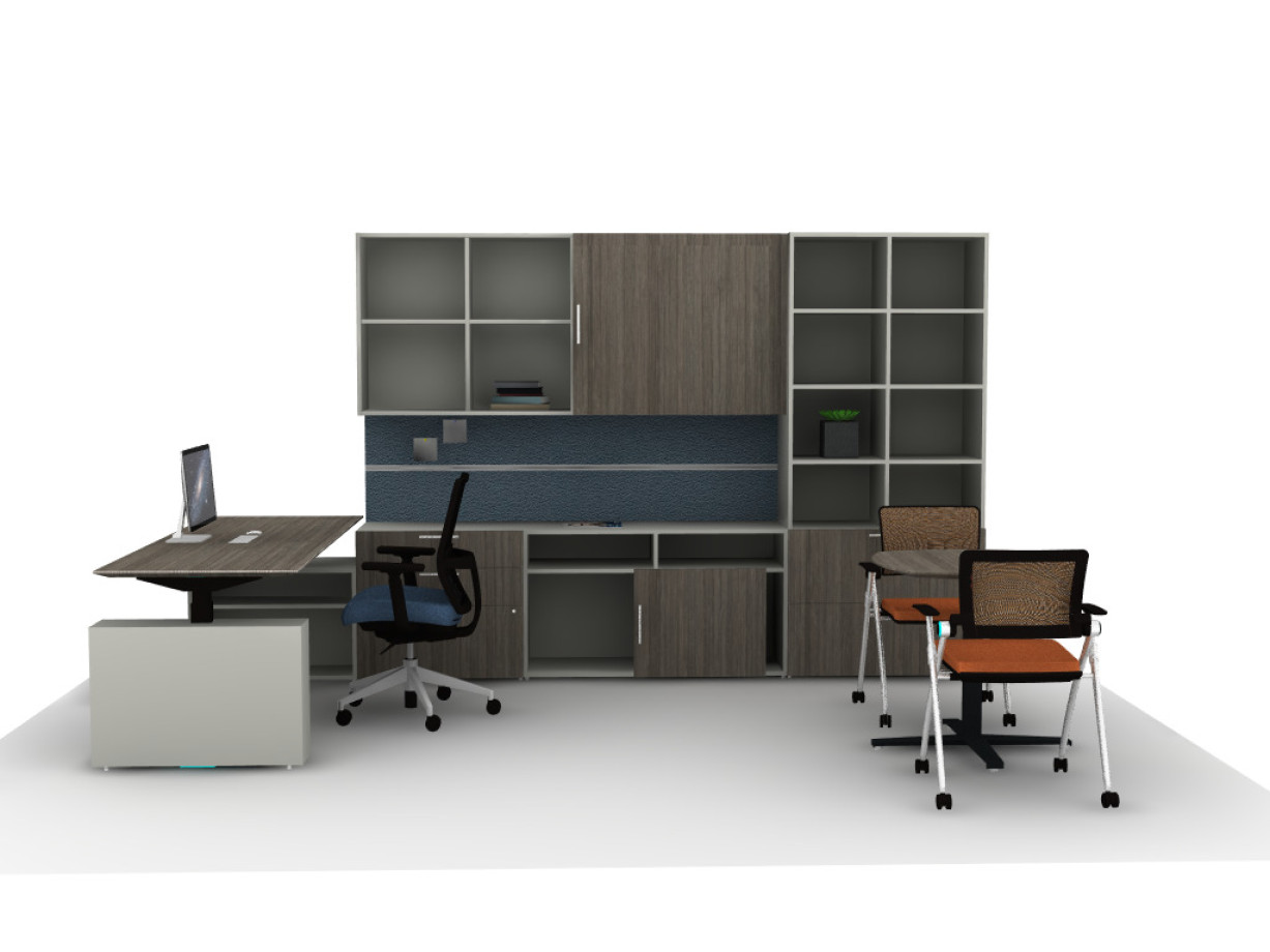 Preview of Calibrate Casegoods with Credenza Storage Ideastarter 7