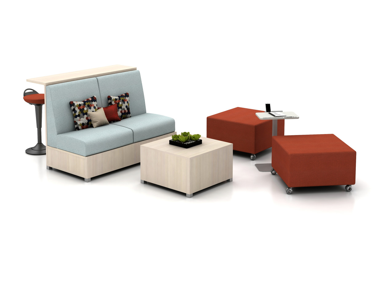 Preview of LB Ledge, Lounge, and Ottomans on casters
