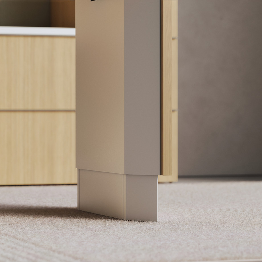 Preview of Calibrate, Telescoping End Panel Base, Height Adjustable Table, Metal Base