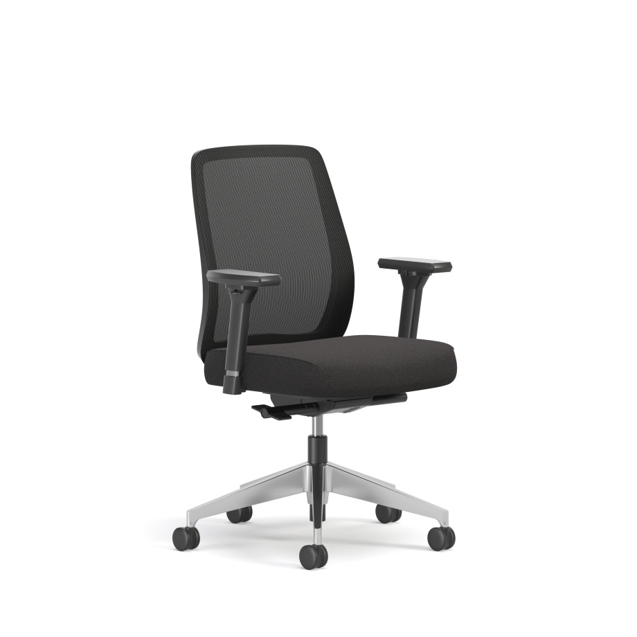 Preview of Bolton, Task Chair, Mid-Back, Mesh, 3/4 View