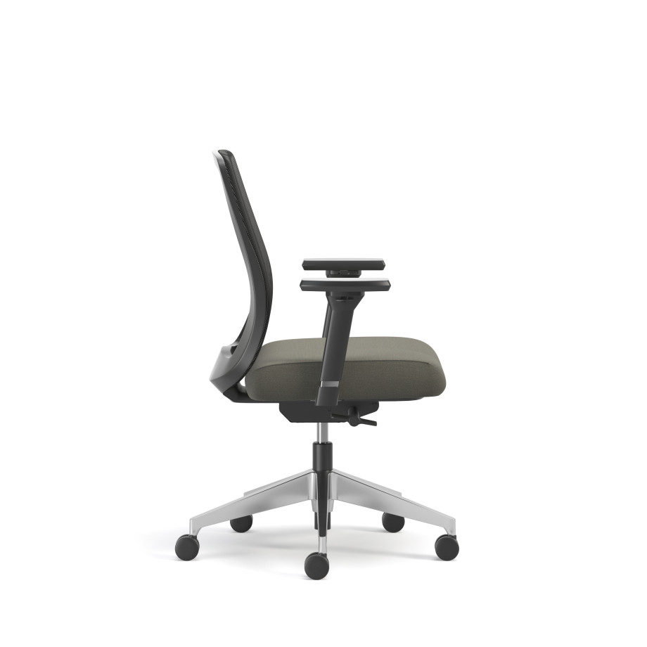 Preview of Bolton, Task Chair, Mid-Back, Mesh, Side View