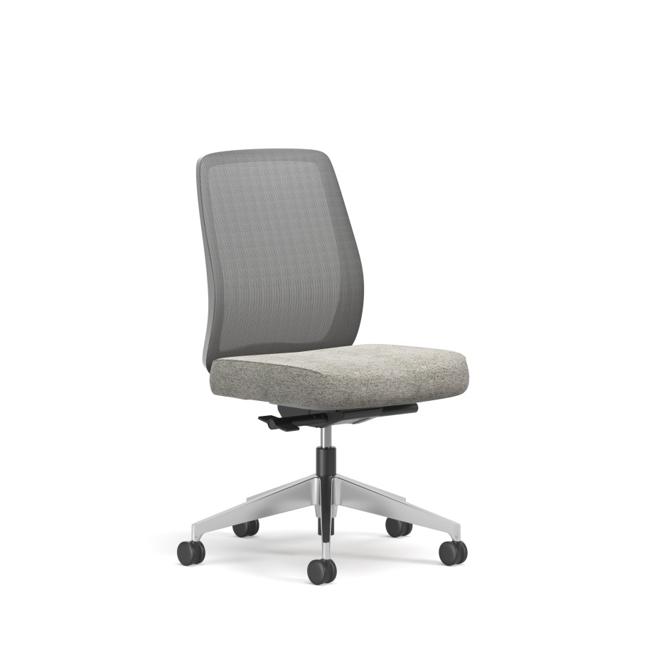 Preview of Bolton, Task Chair, Mid-Back, Mesh, No Arms, 3/4 View
