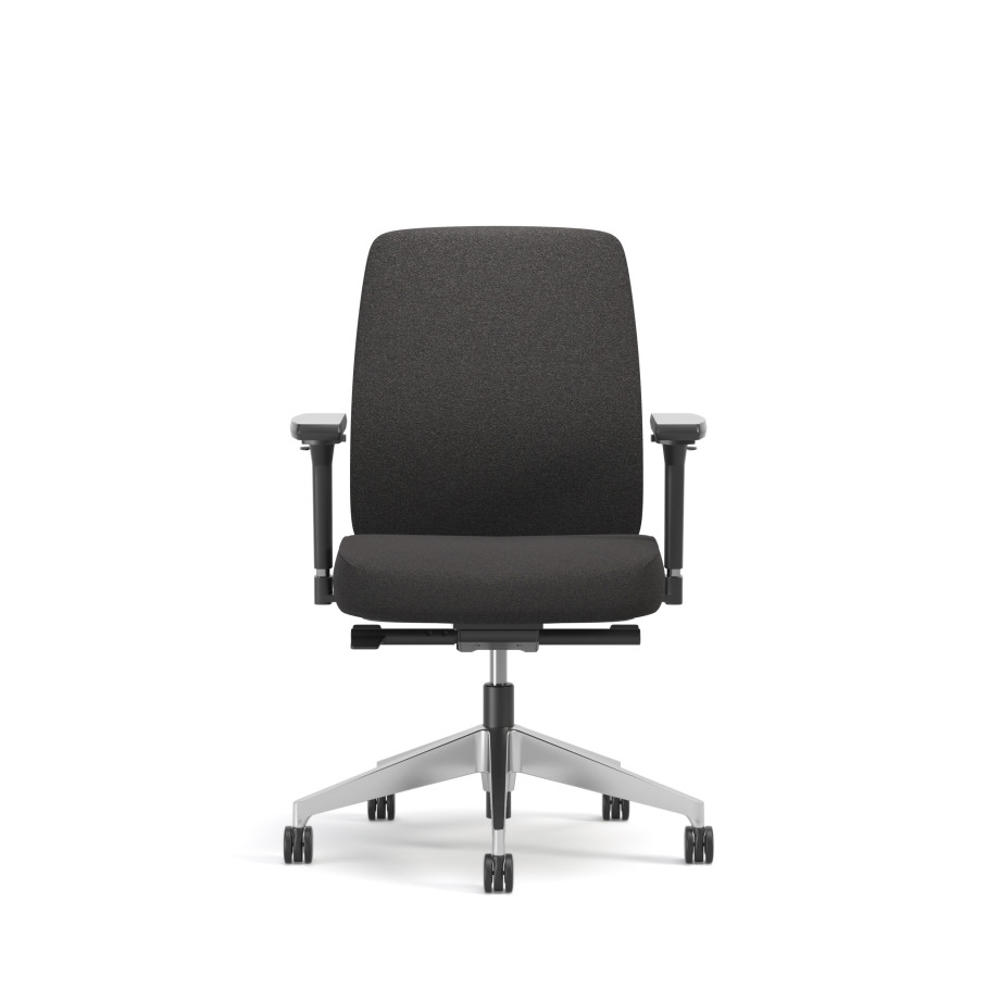 Preview of Bolton, Task Chair, Mid-Back, Upholstered, Front View