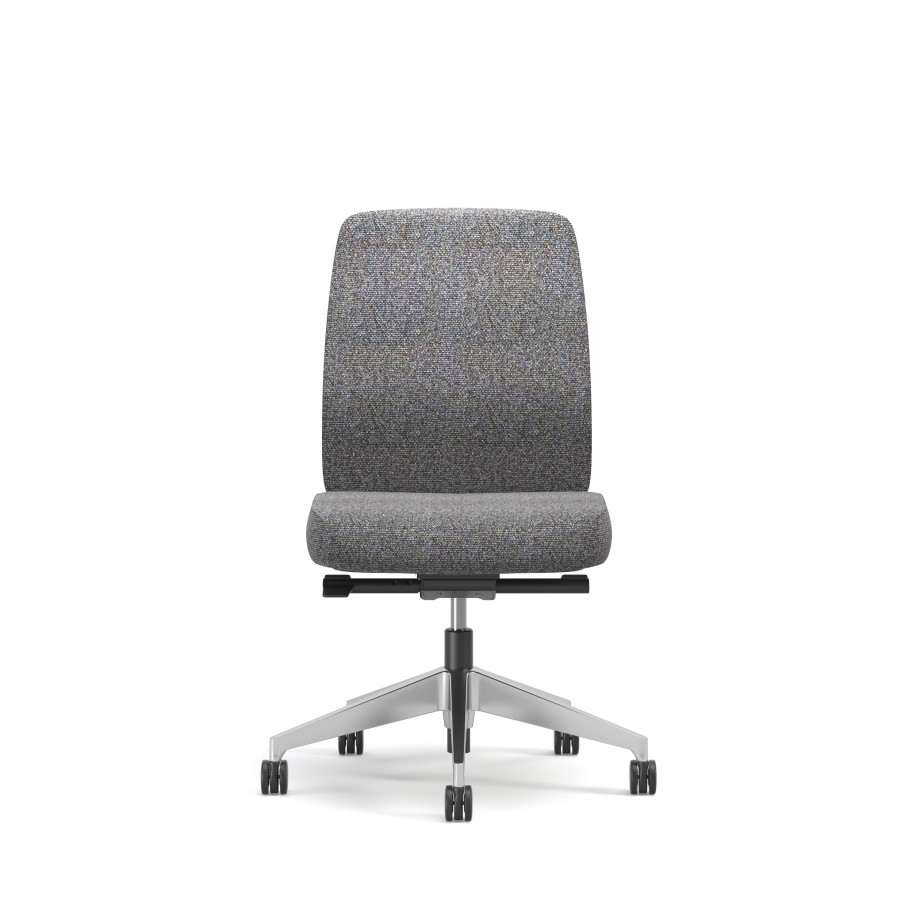 Preview of Bolton, Task Chair, Mid-Back, Upholstered, No Arms, Front View