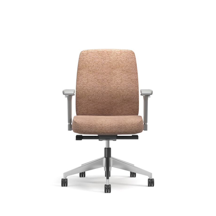 Preview of Bolton, Task Chair, Mid-Back, Upholstered, Front View