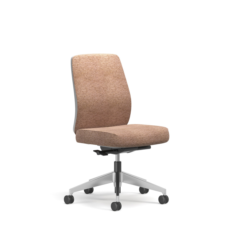 Preview of Bolton, Task Chair, Mid-Back, Upholstered, No Arms, 3/4 View