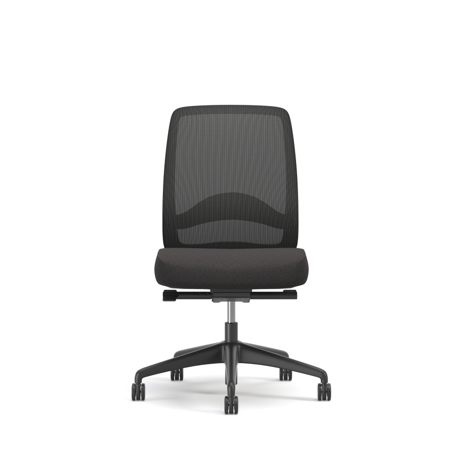 Preview of Bolton, Task Chair, Mid-Back, Mesh, Lumbar, No Arms, Front View