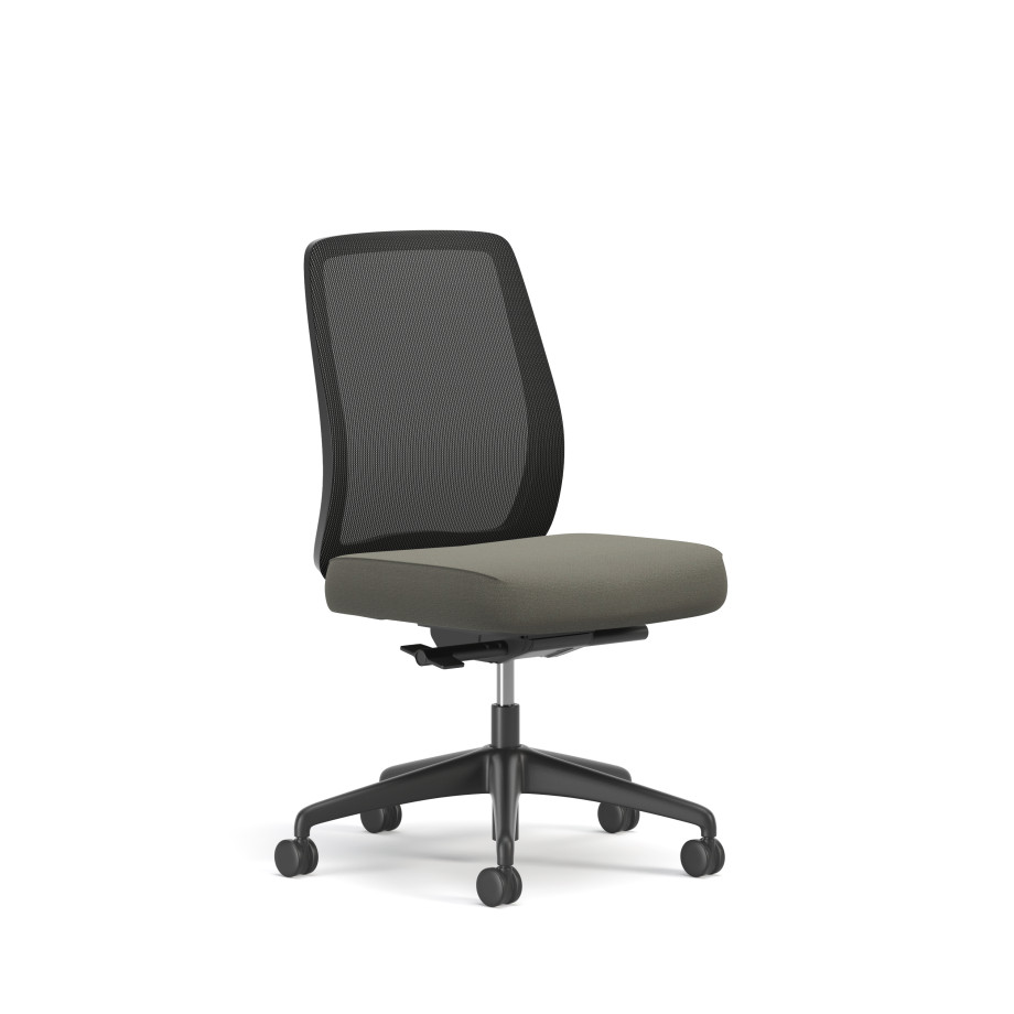 Preview of Bolton, Task Chair, Mid-Back, Mesh, No Arms, 3/4 View