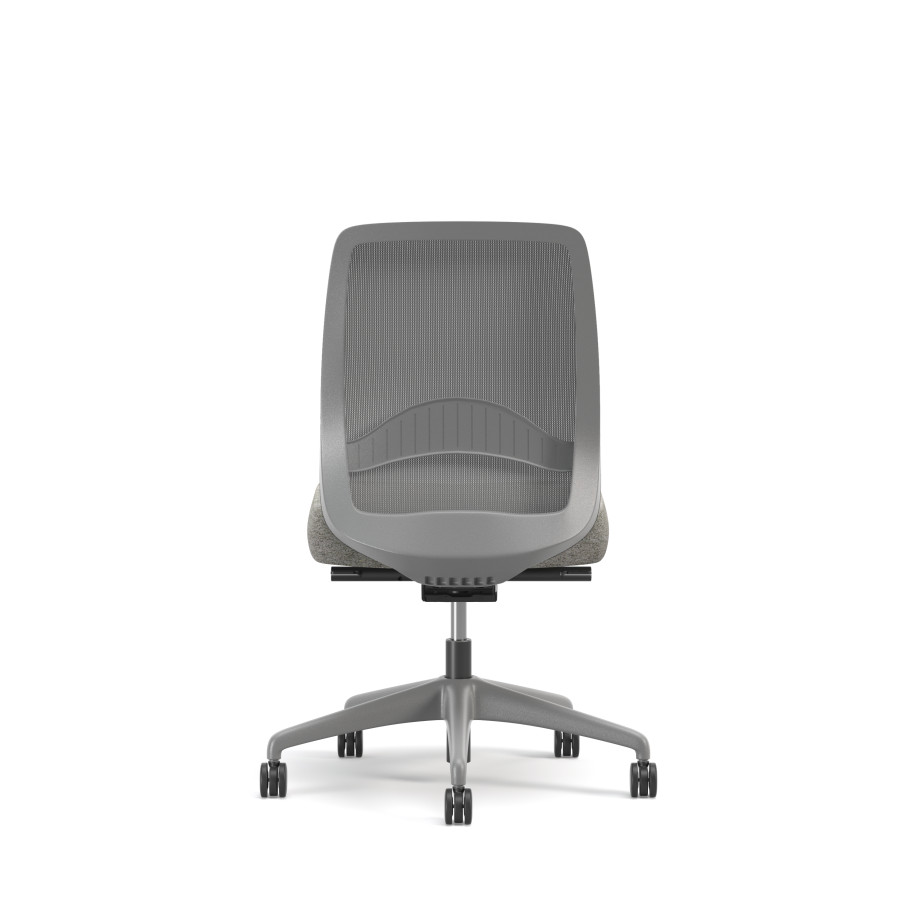 Preview of Bolton, Task Chair, Mid-Back, Mesh, Lumbar, No Arms, Back View