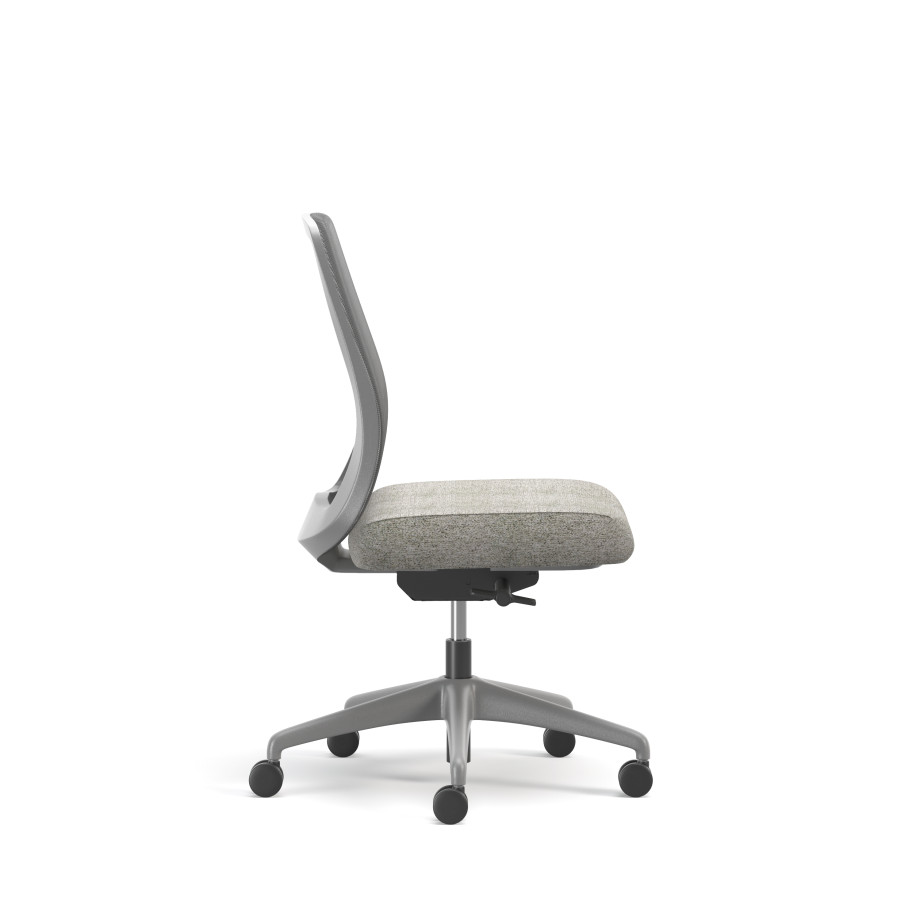 Preview of Bolton, Task Chair, Mid-Back, Mesh, No Arms, Side View