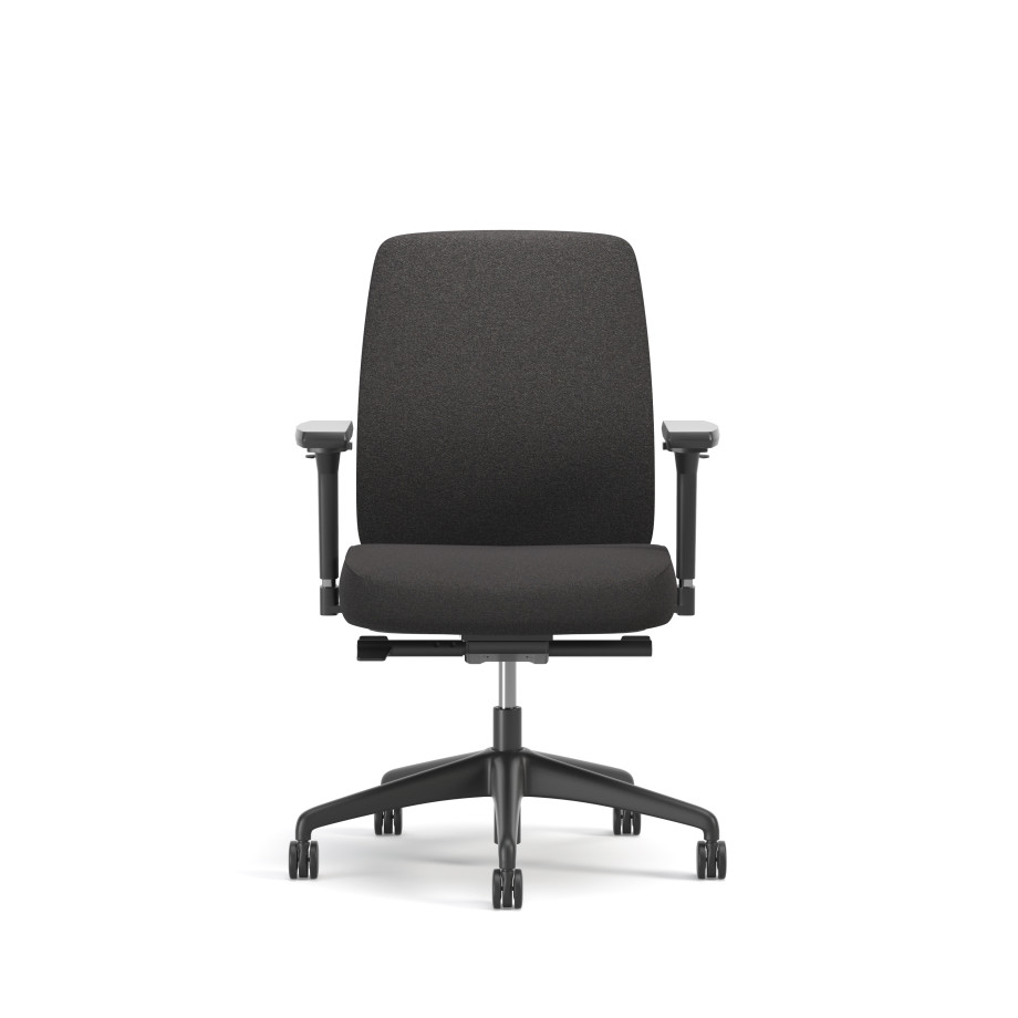 Preview of Bolton, Task Chair, Mid-Back, Upholstered, Front View