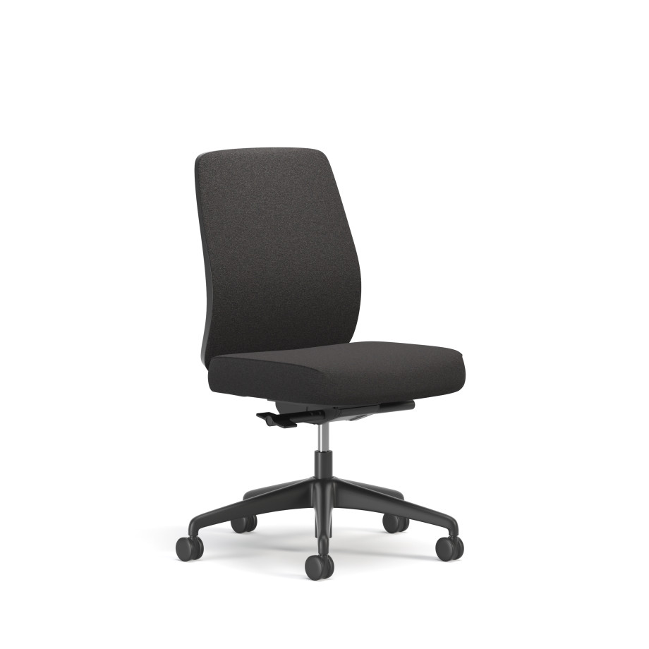 Preview of Bolton, Task Chair, Mid-Back, Upholstered, No Arms, 3/4 View