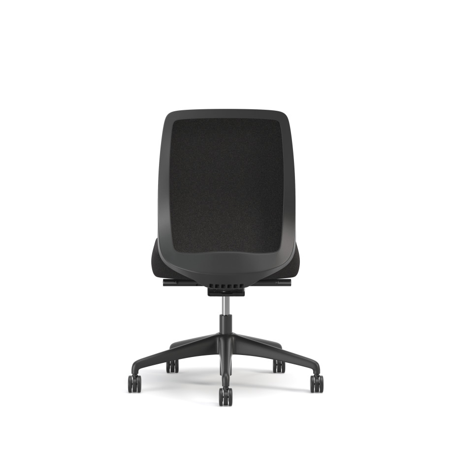 Preview of Bolton, Task Chair, Mid-Back, Upholstered, No Arms, Back View