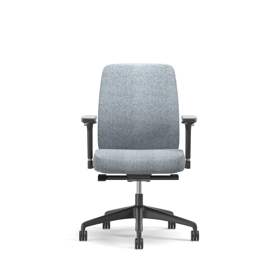 Preview of Bolton, Task Chair, Mid-Back, Upholstered, Front View