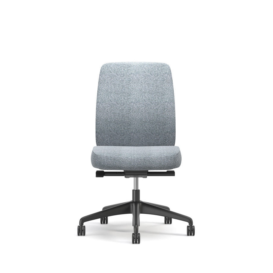 Preview of Bolton, Task Chair, Mid-Back, Upholstered, No Arms, Front View