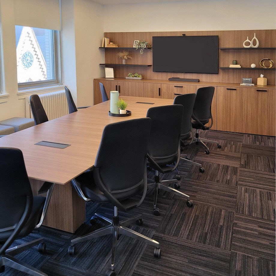 Preview of New York Showroom 2023 Calibrate Conference Table and Buffet