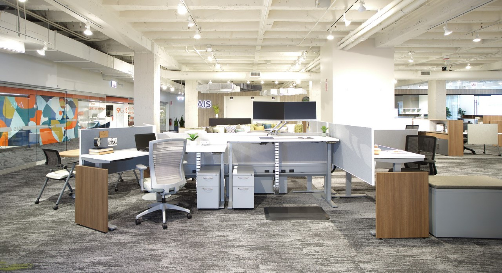 Preview of NeoCon 2022 PowerBeam with Natick Seating