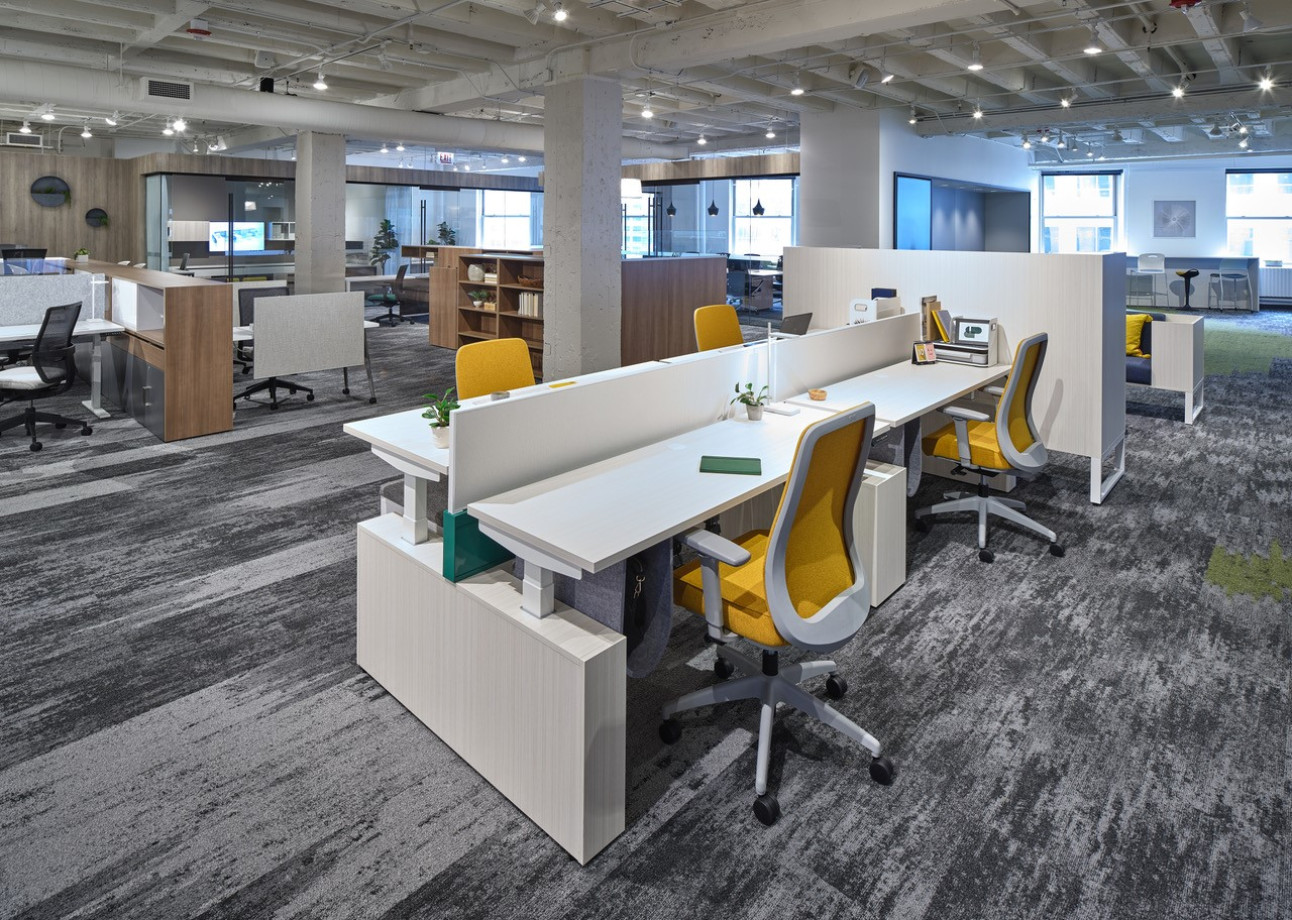 Preview of NeoCon 2022 PowerBench with Bolton Seating