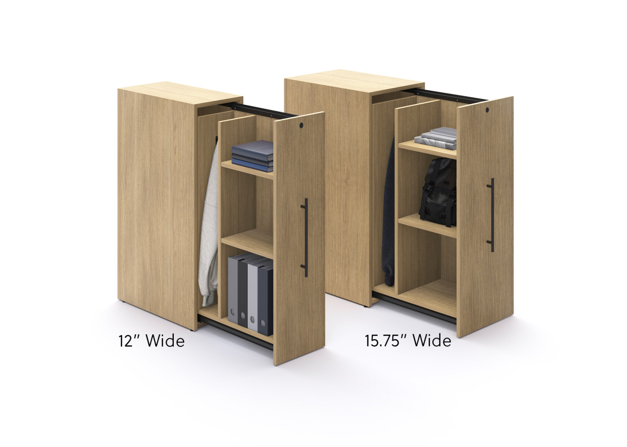 Preview of Calibrate Pantry Towers shown in 12” an 15.75” Wide (42