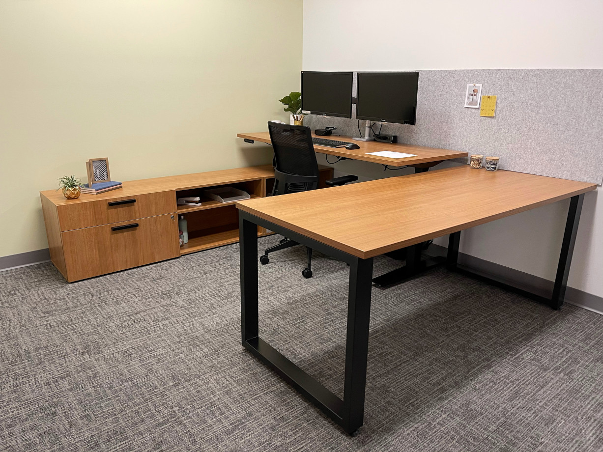 Preview of Client Site with Calibrate Storage and HAT, shown with Devens seating