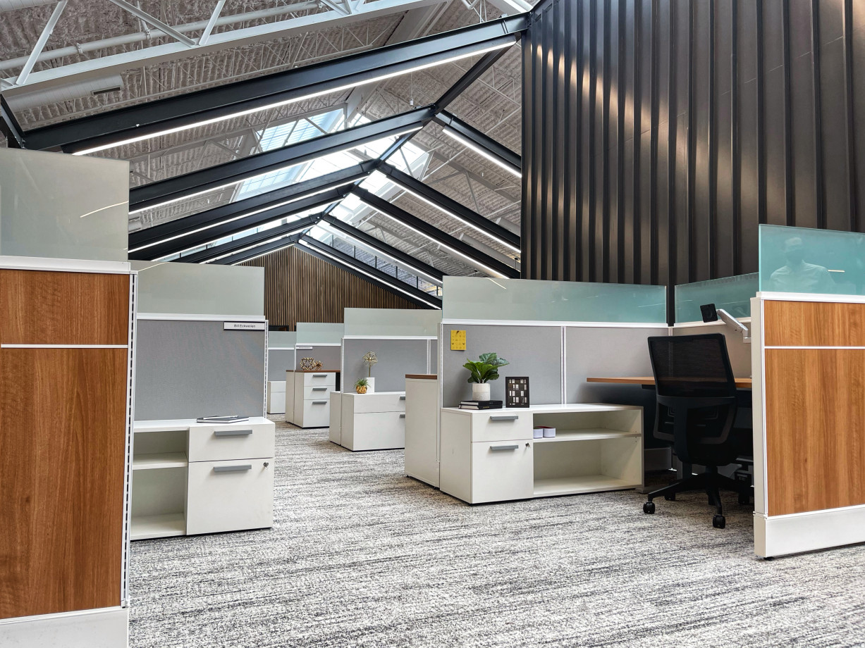 Preview of Client Site Laminate and Fabric Divi panels with Calibrate Storage