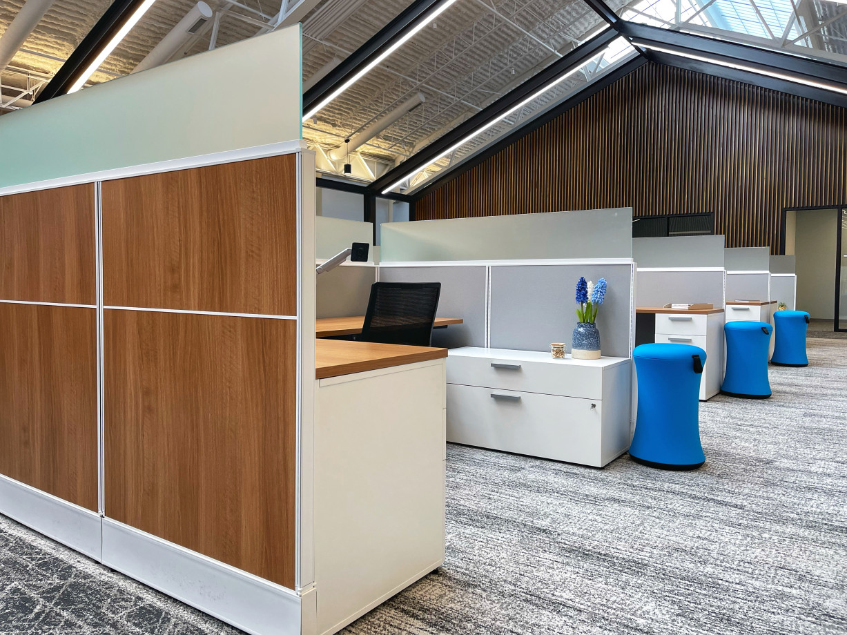 Preview of Client Site Laminate and Fabric Divi panels with Calibrate Storage