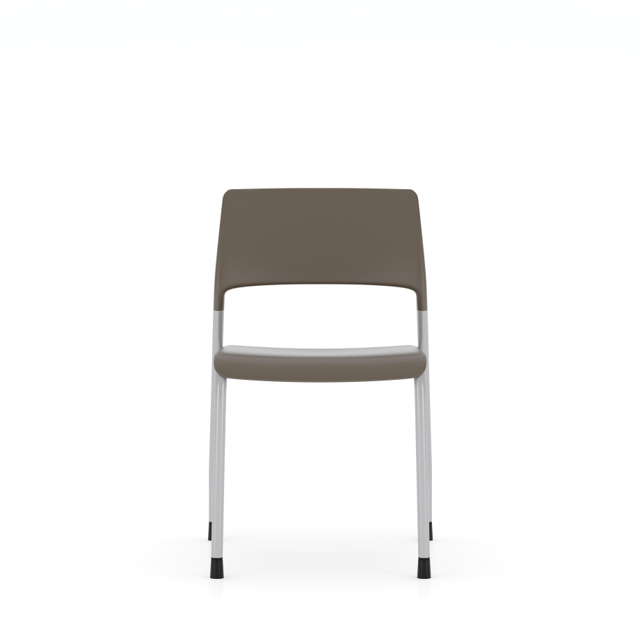Preview of Pierce Stack chair in Brownstone, straight on view