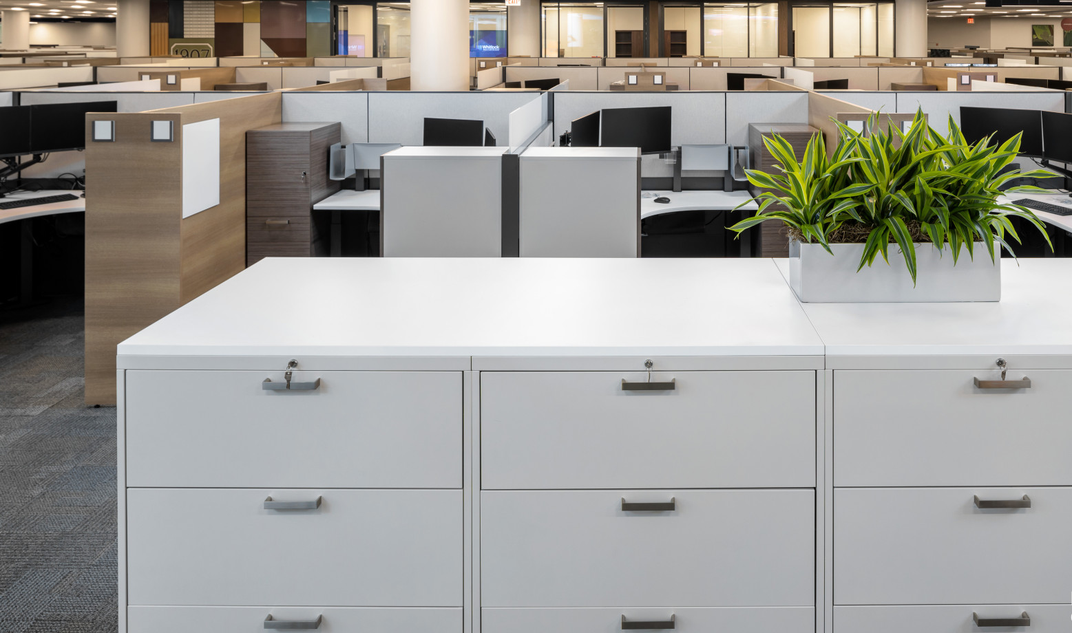 Preview of Client Space with L Series Steel Storage, 3 high lateral storage