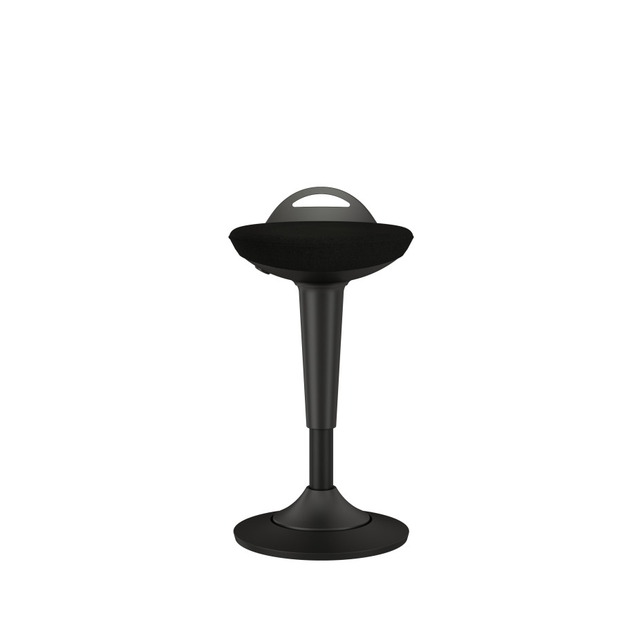 Preview of Rutland Perch Stool with Standard Black Seat Front View