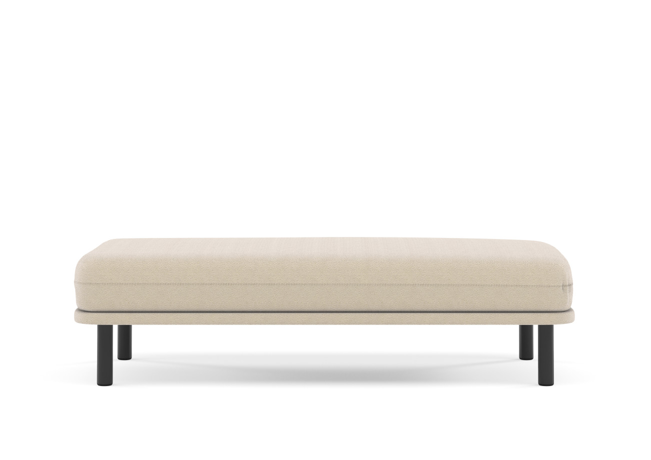 Preview of Soft 2-seater ottoman
