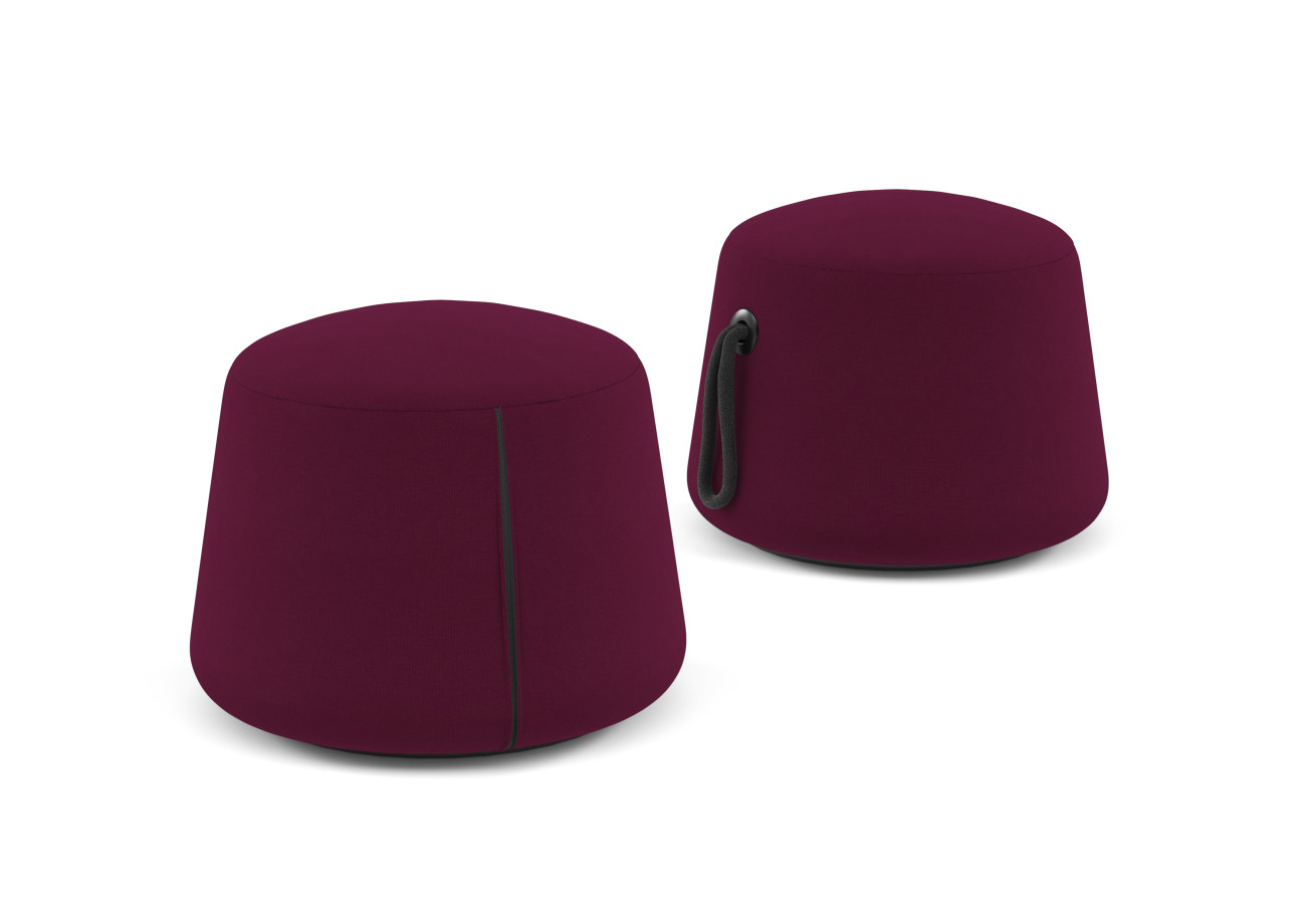 Preview of Soft Round Ottoman zipper and rope detail