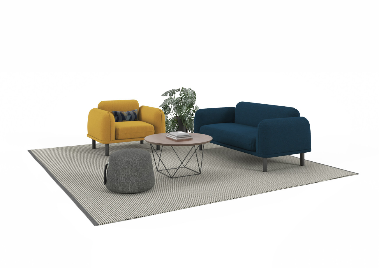 Preview of Soft Family of Seating with Prisma Table