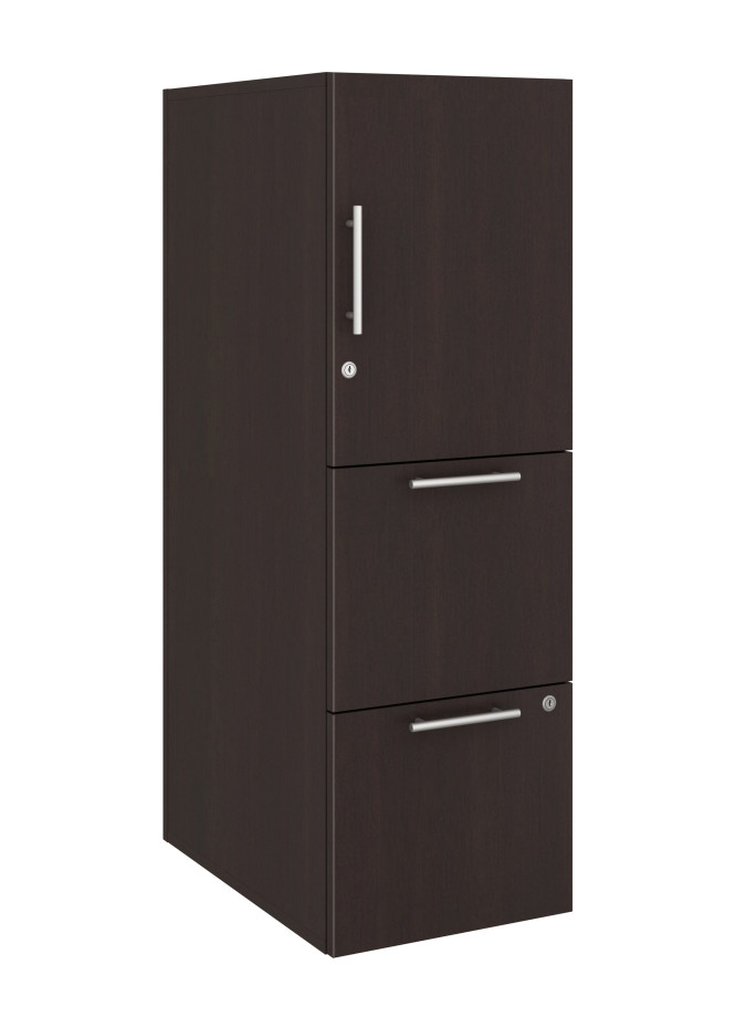 Preview of Calibrate Series Storage Tower in AIS Nightfall Laminate with Bar Pull