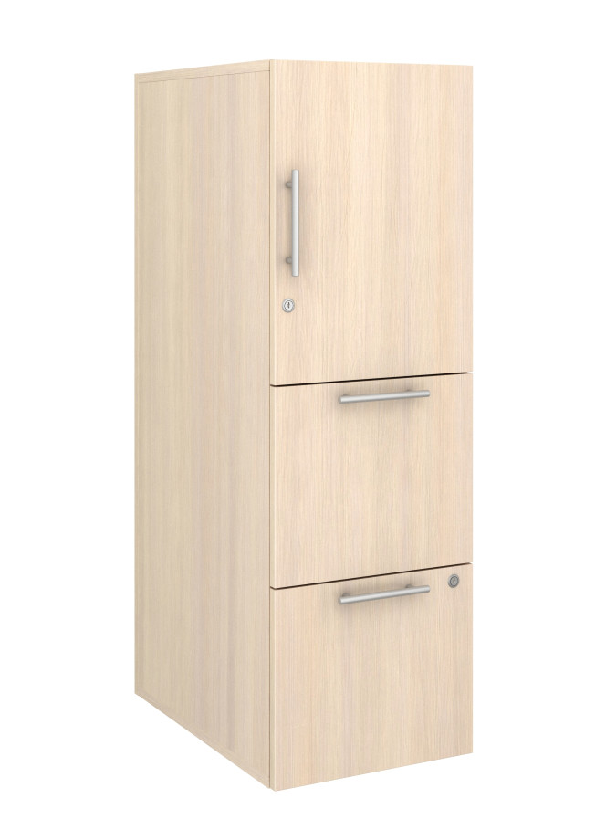 Preview of Calibrate Series Storage Tower in AIS Leave Likeatre Laminate with Bar Pull
