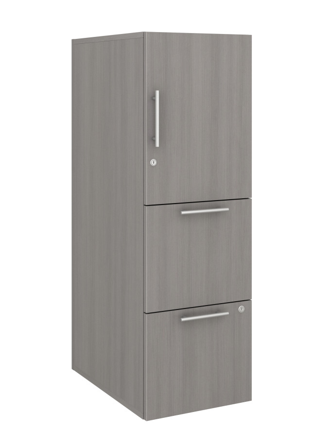 Preview of Calibrate Series Storage Tower in AIS Looks Likeatre Laminate with Bar Pull